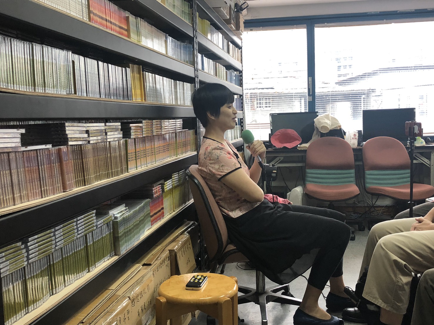 主講人楊昀芝老師來學會分享自己的生命故事