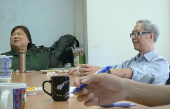 主講者黃先生回答參加者的問題